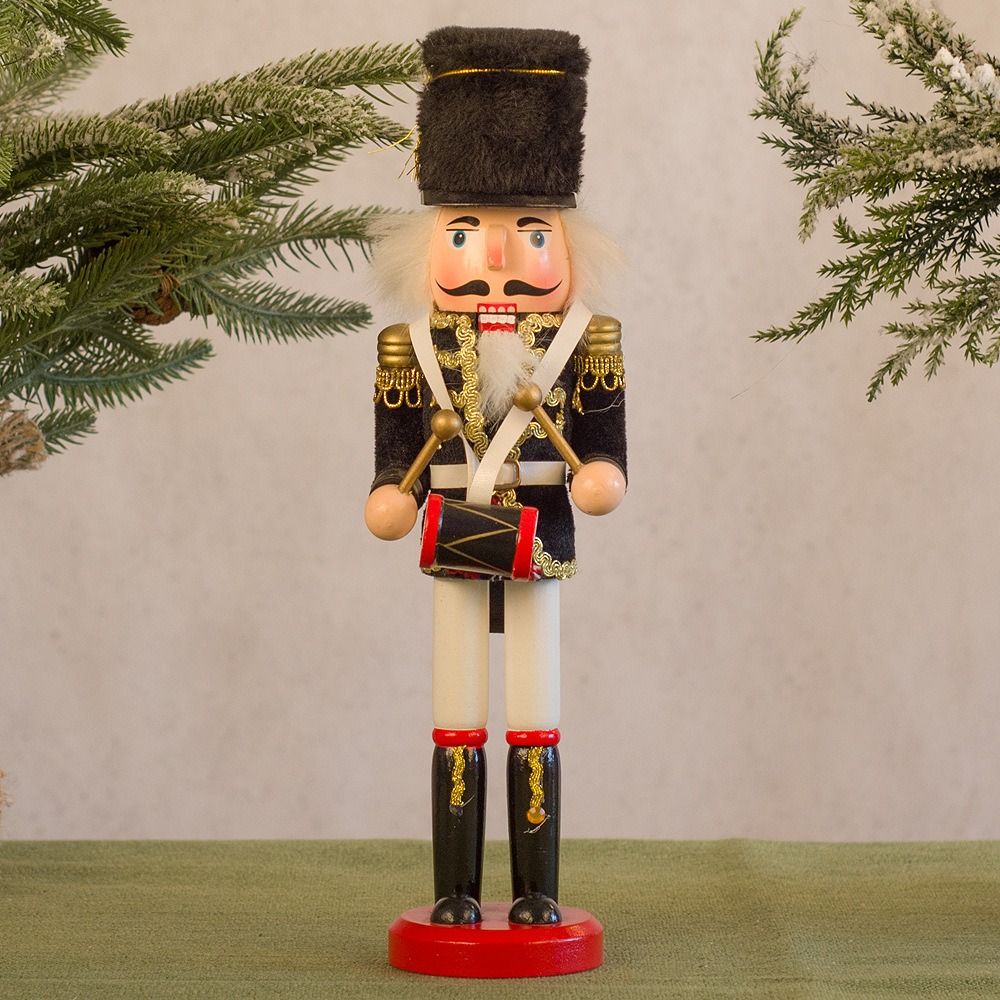 Nutcracker Figurine - Merry Christmas Vintage Christmas Nutcracker Painted