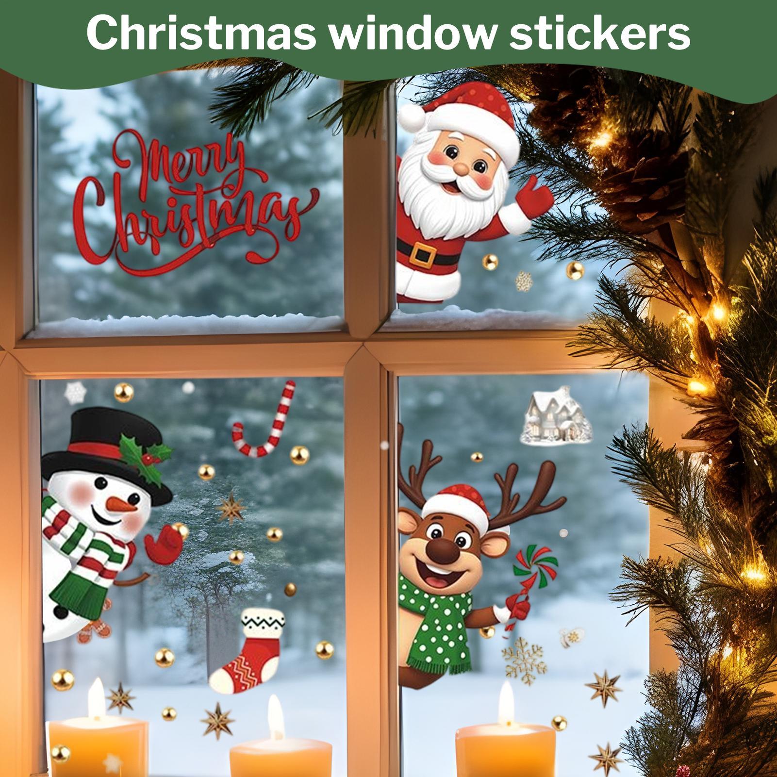 Christmas Window Decorations H - Snowflake Window Decal review and price