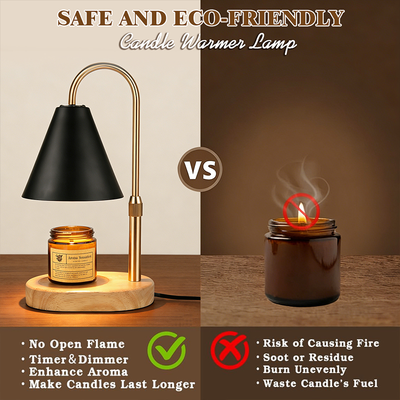 Black Candle Warmer Lamp Kitch - Holiday Candle Set review and price