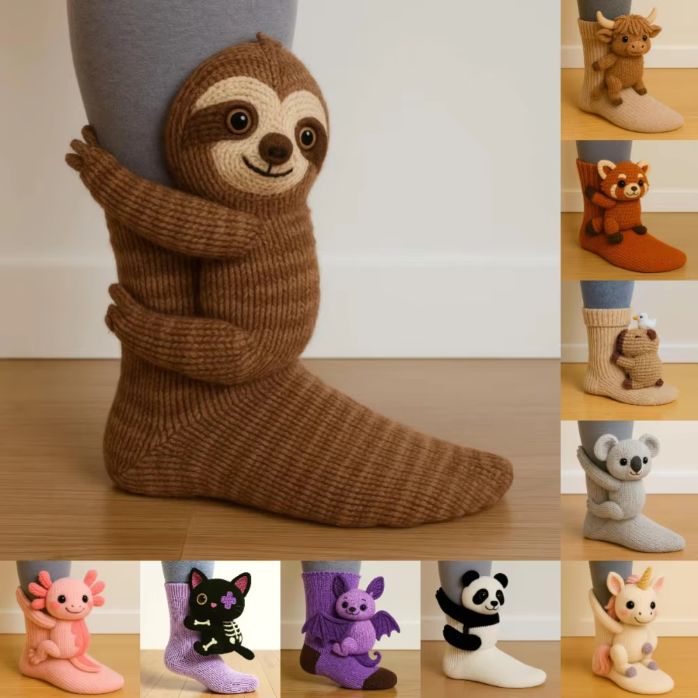 3D Knit Animal Sloth Socks for - Christmas Stocking Hanging review and price