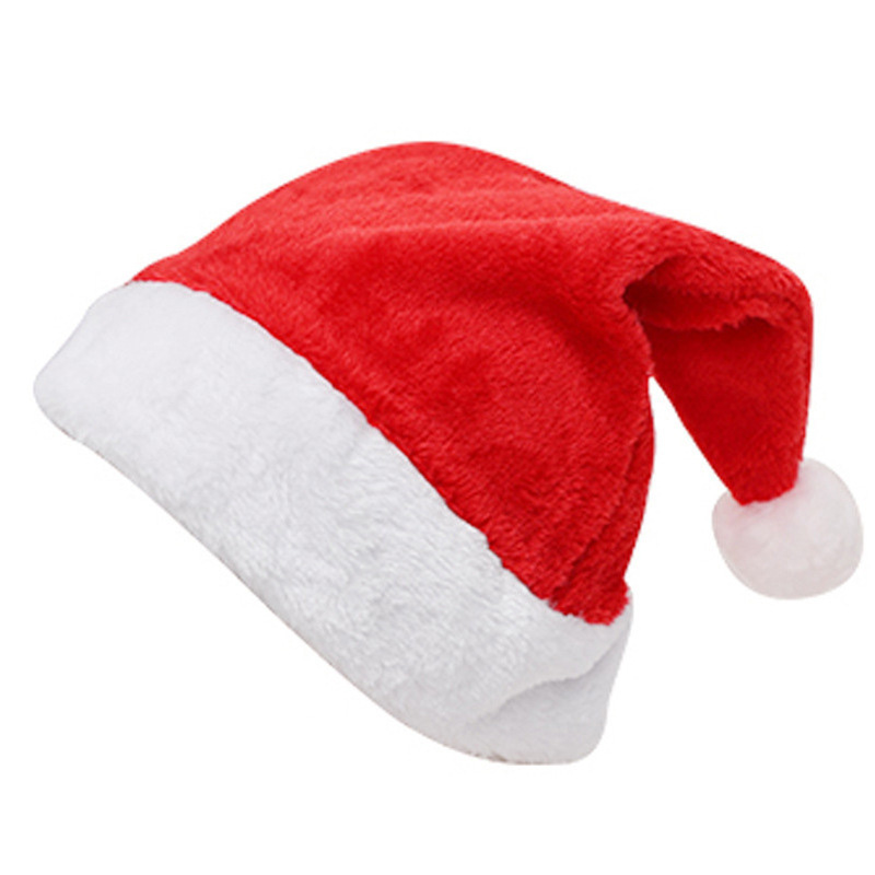 50pcs Christmas Plush Velvet H - Santa Hat Plush review and price