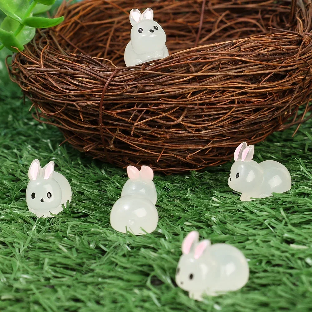 50/2Pcs Mini Glow Rabbit Ornam - Nutcracker Figurine review and price