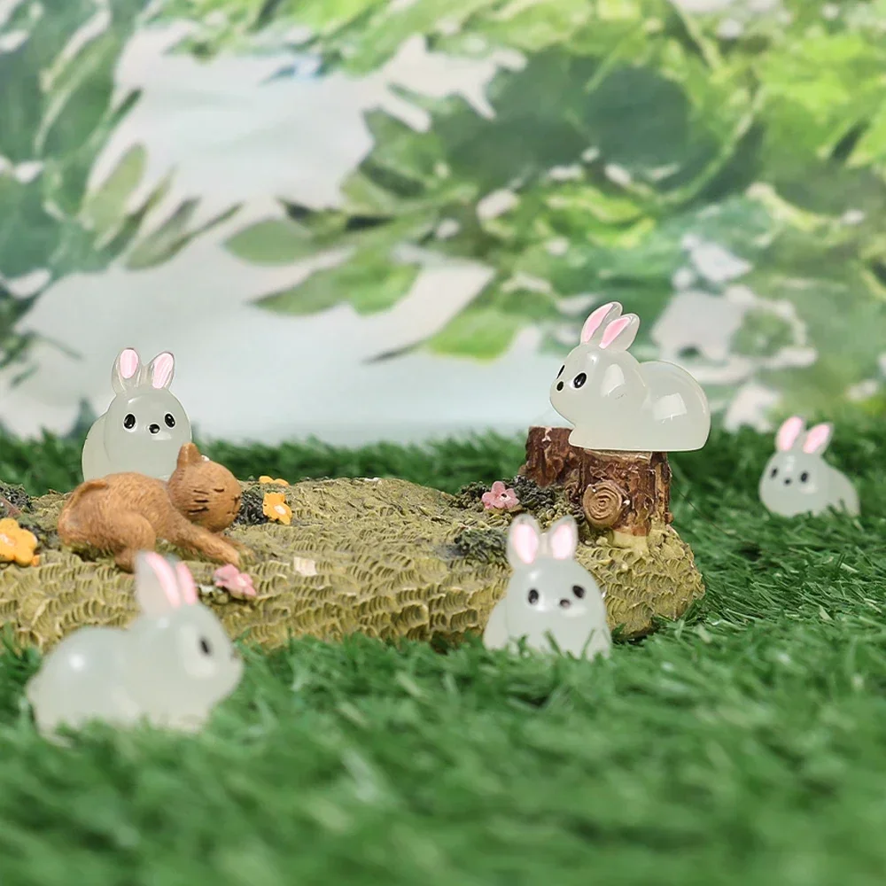50/2Pcs Mini Glow Rabbit Ornam - Nutcracker Figurine review and price