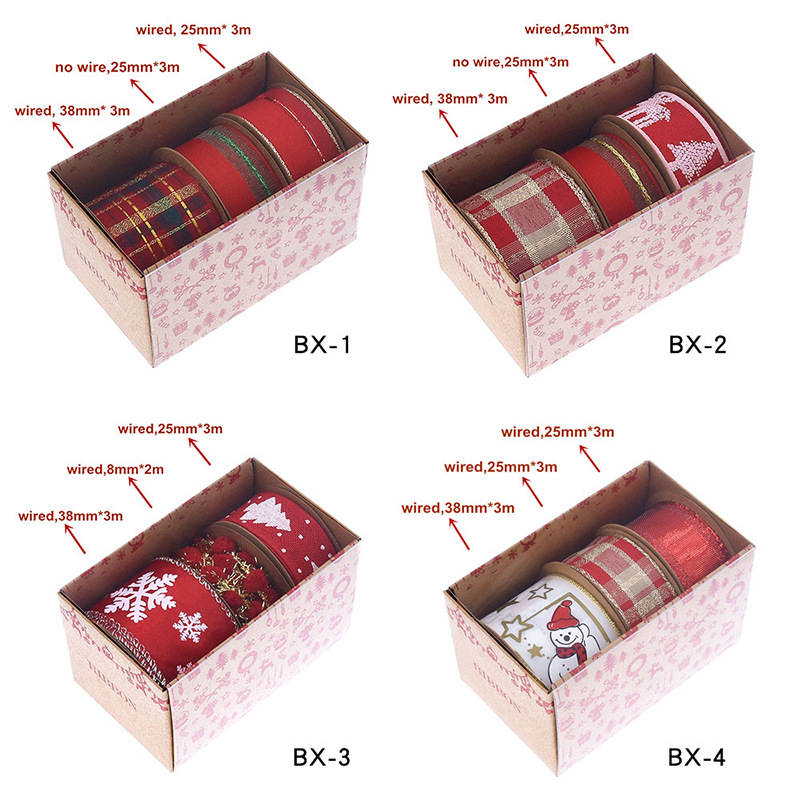 Christmas Ribbon Set Boxed Gif - Gift Box Wrap Set review and price