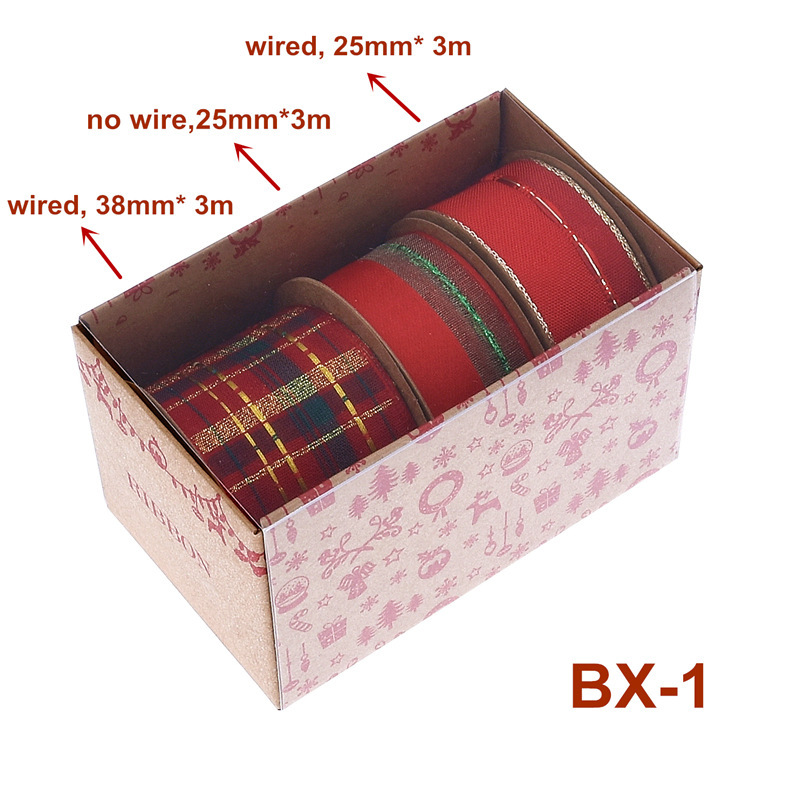 Christmas Ribbon Set Boxed Gif - Gift Box Wrap Set review and price