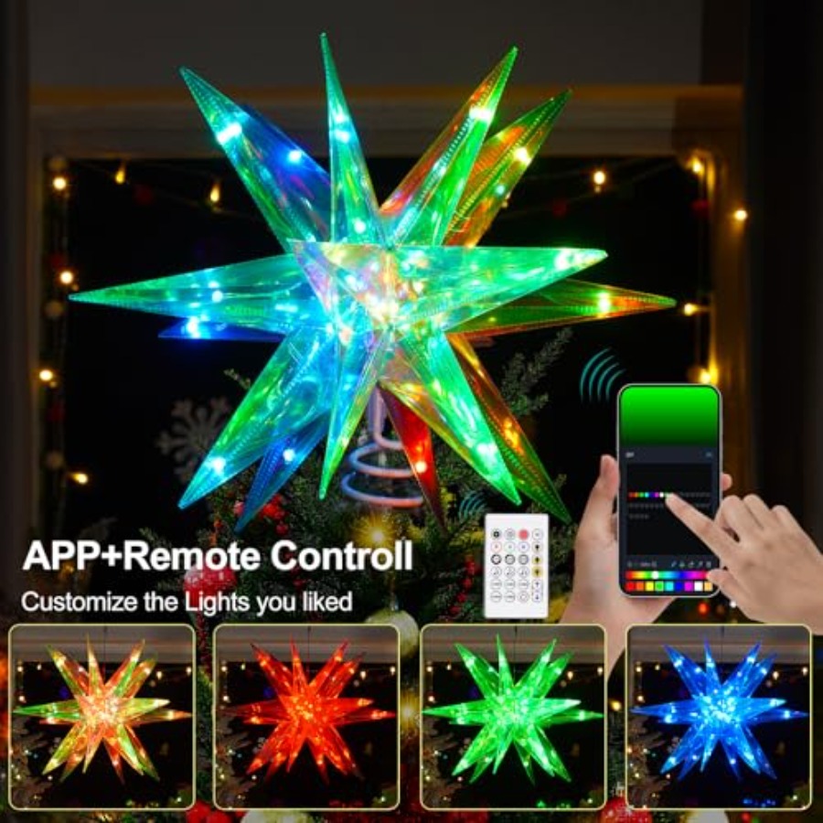Christmas Star Tree Topper, 13 - Star Tree Topper review and price