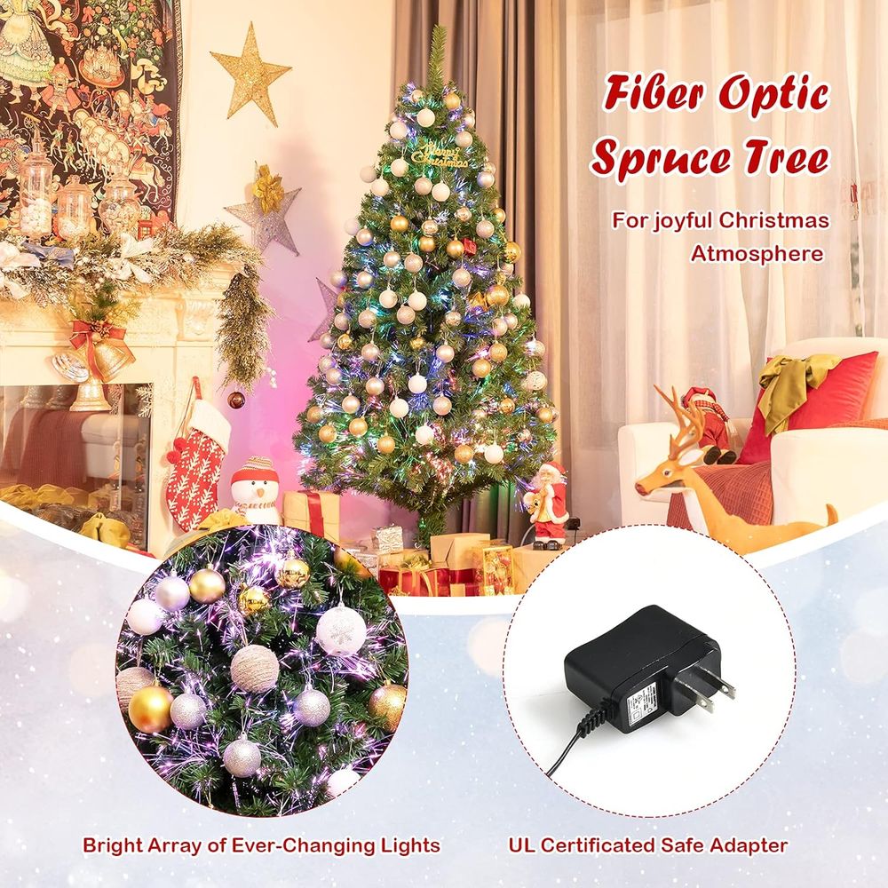 6ft Pre-lit Premium Spruce Art - Christmas Tree Artificial review and price