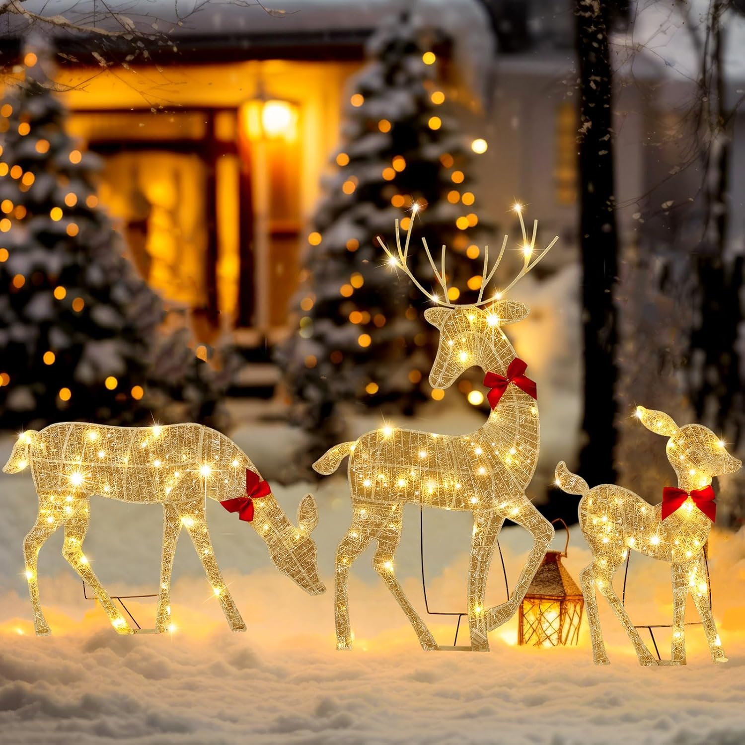 2D Lighted Reindeer Christmas  - Christmas Lights Outdoor review and price
