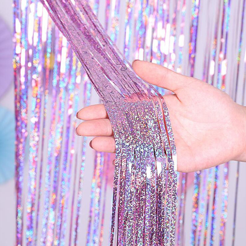2M Glitter Pink Metallic Foil  - Tinsel Garland Decoration review and price