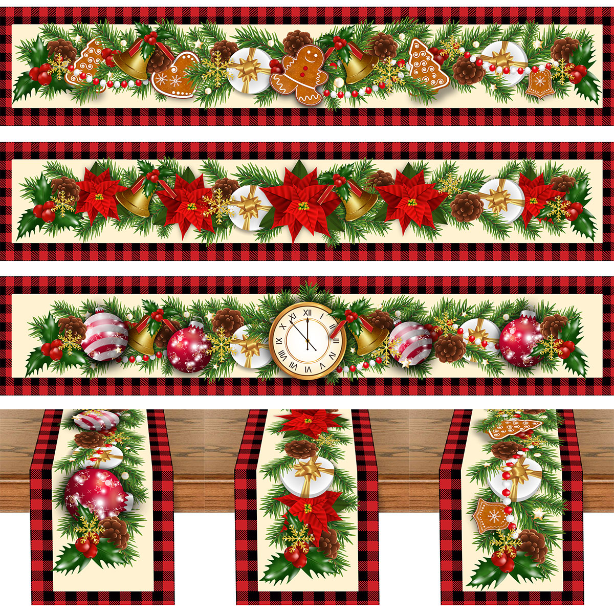 Christmas Table Runner Merry C - Christmas Table Runner review and price