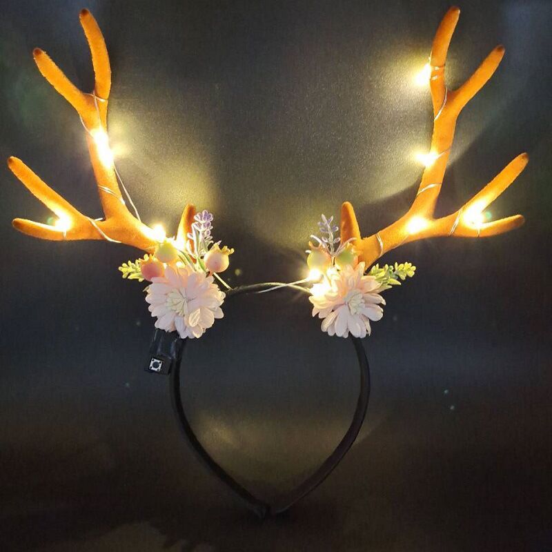 Reindeer Antlers Light up Head - Reindeer Antlers Headband review and price