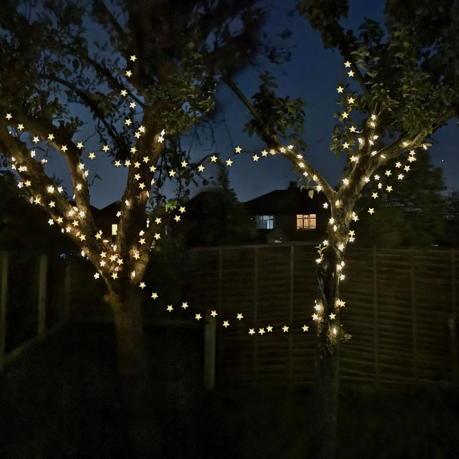 50ft 120 LED Solar Star Fairy  - Led Fairy String Lights review and price