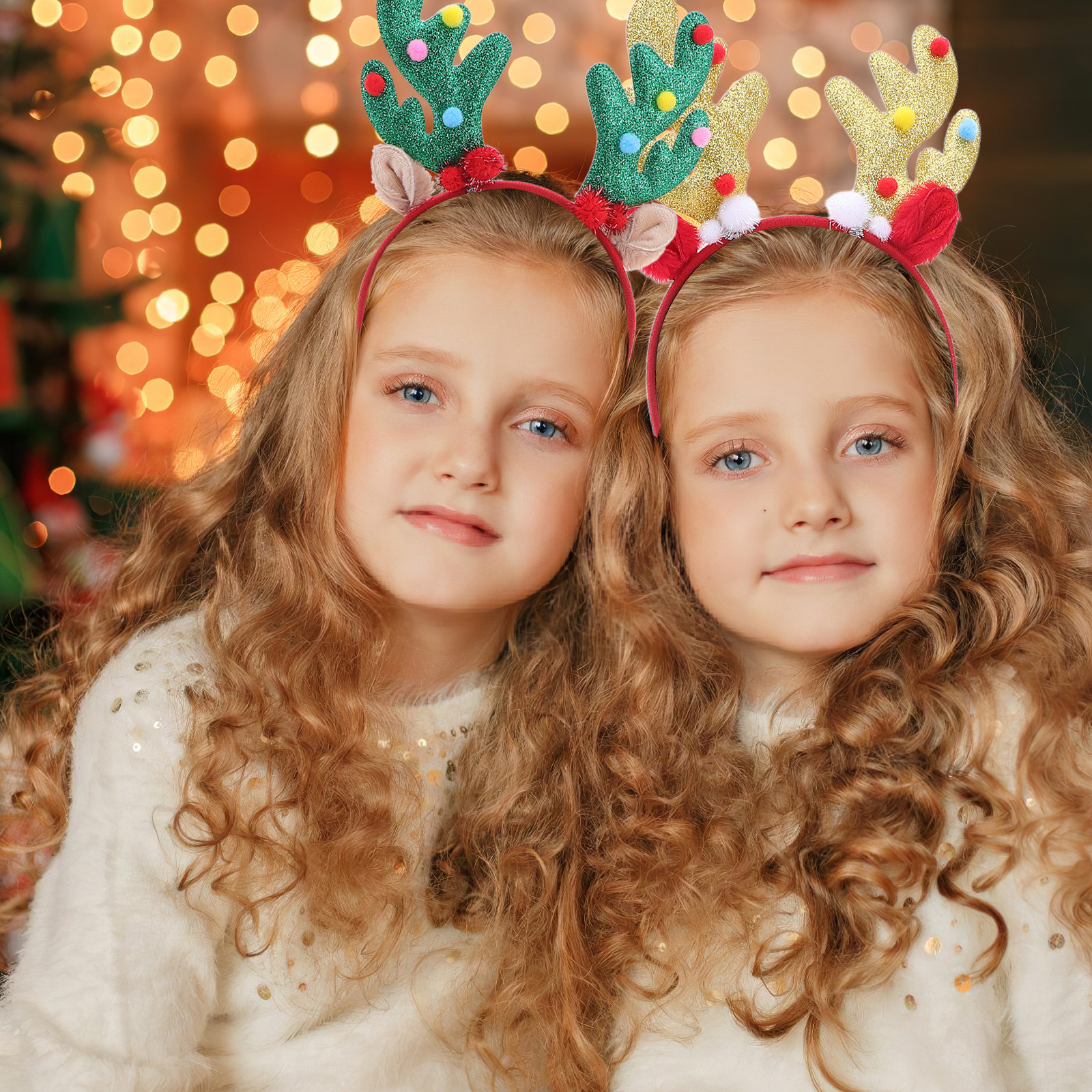 2Pcs Christmas Headband Reinde - Reindeer Antlers Headband review and price