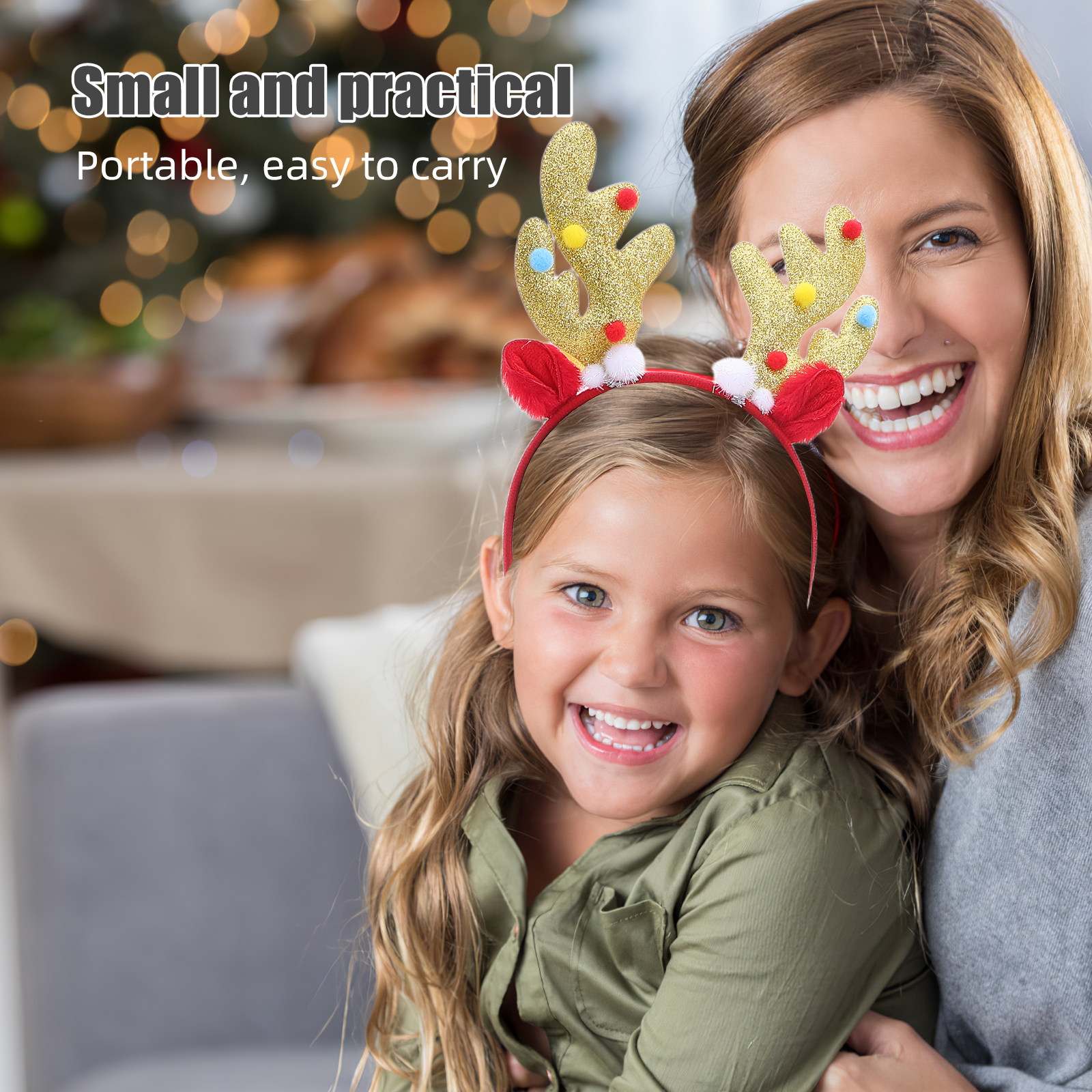 2Pcs Christmas Headband Reinde - Reindeer Antlers Headband review and price