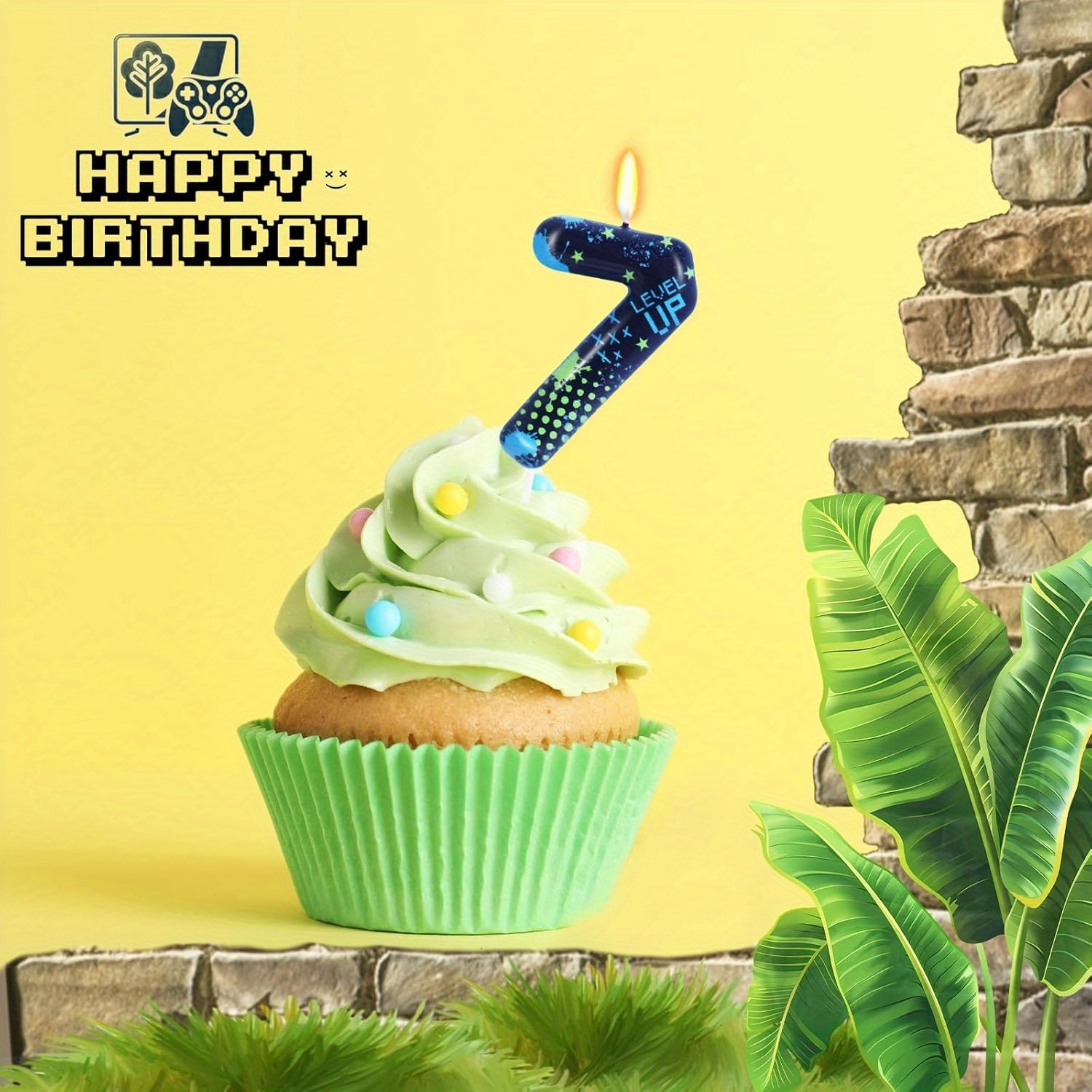 Blue Game Boy 0-9 Birthday Can - Holiday Candle Set review and price
