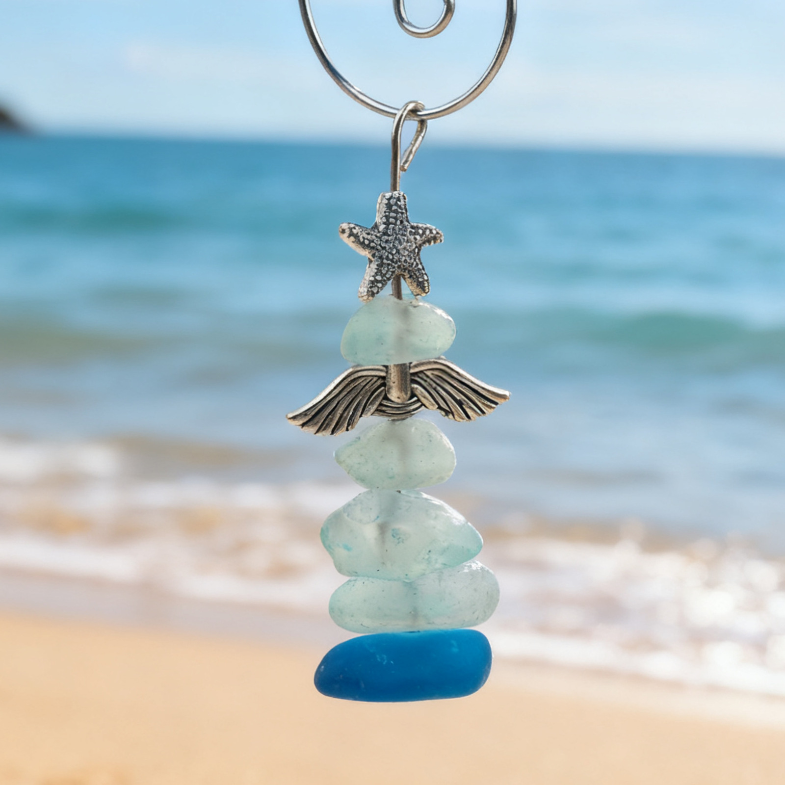 Christmas Sea Glass Ornaments  - Christmas Stocking Hanging review and price