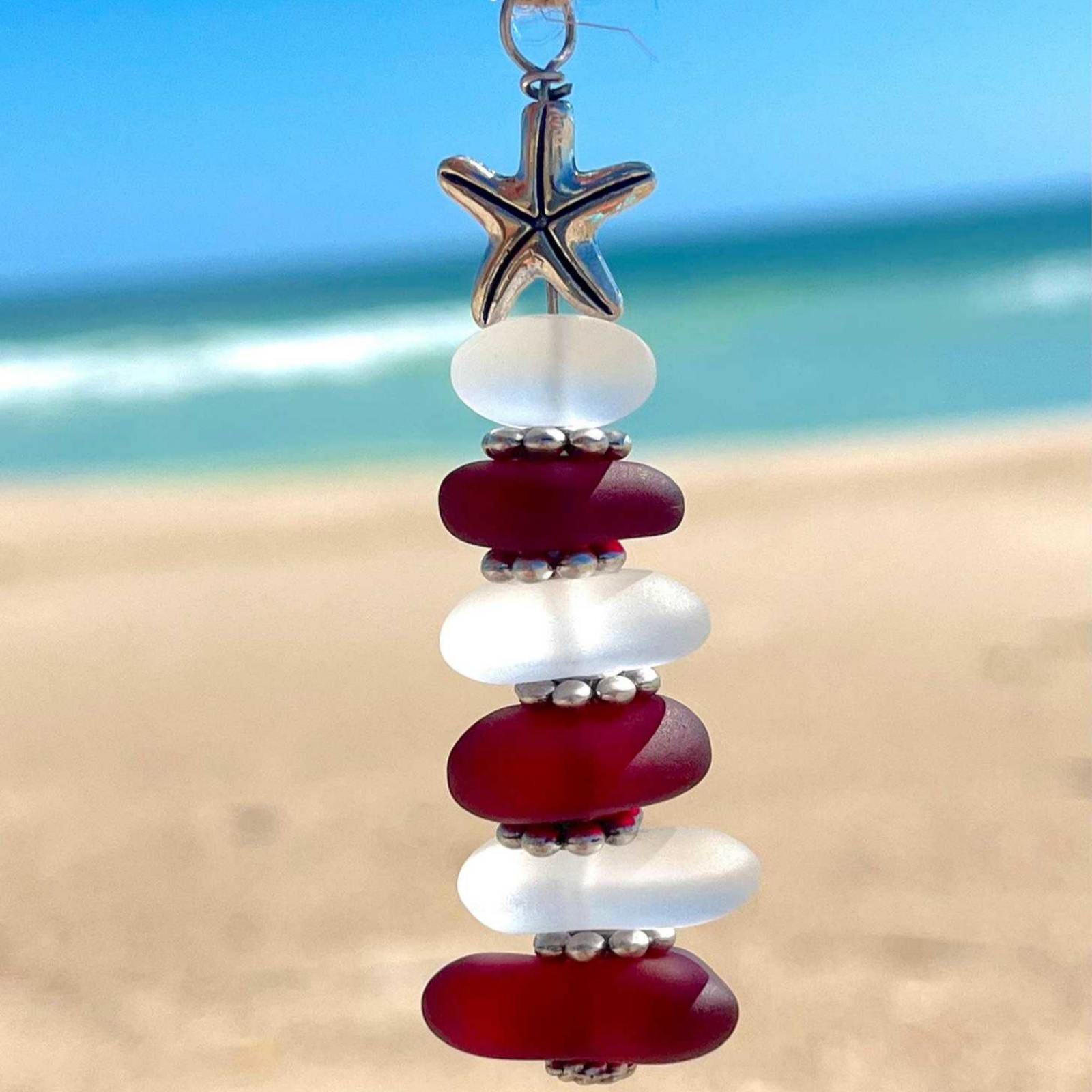 Christmas Sea Glass Ornaments  - Christmas Stocking Hanging review and price