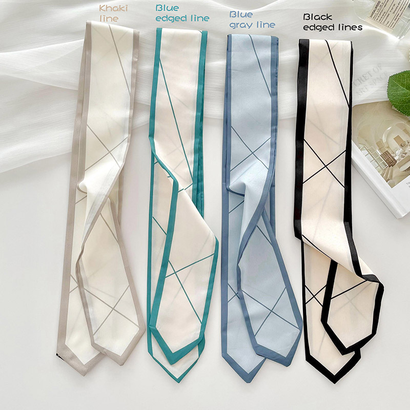 Versatile silk scarf, thin, lo - Ribbon Bow Gift review and price