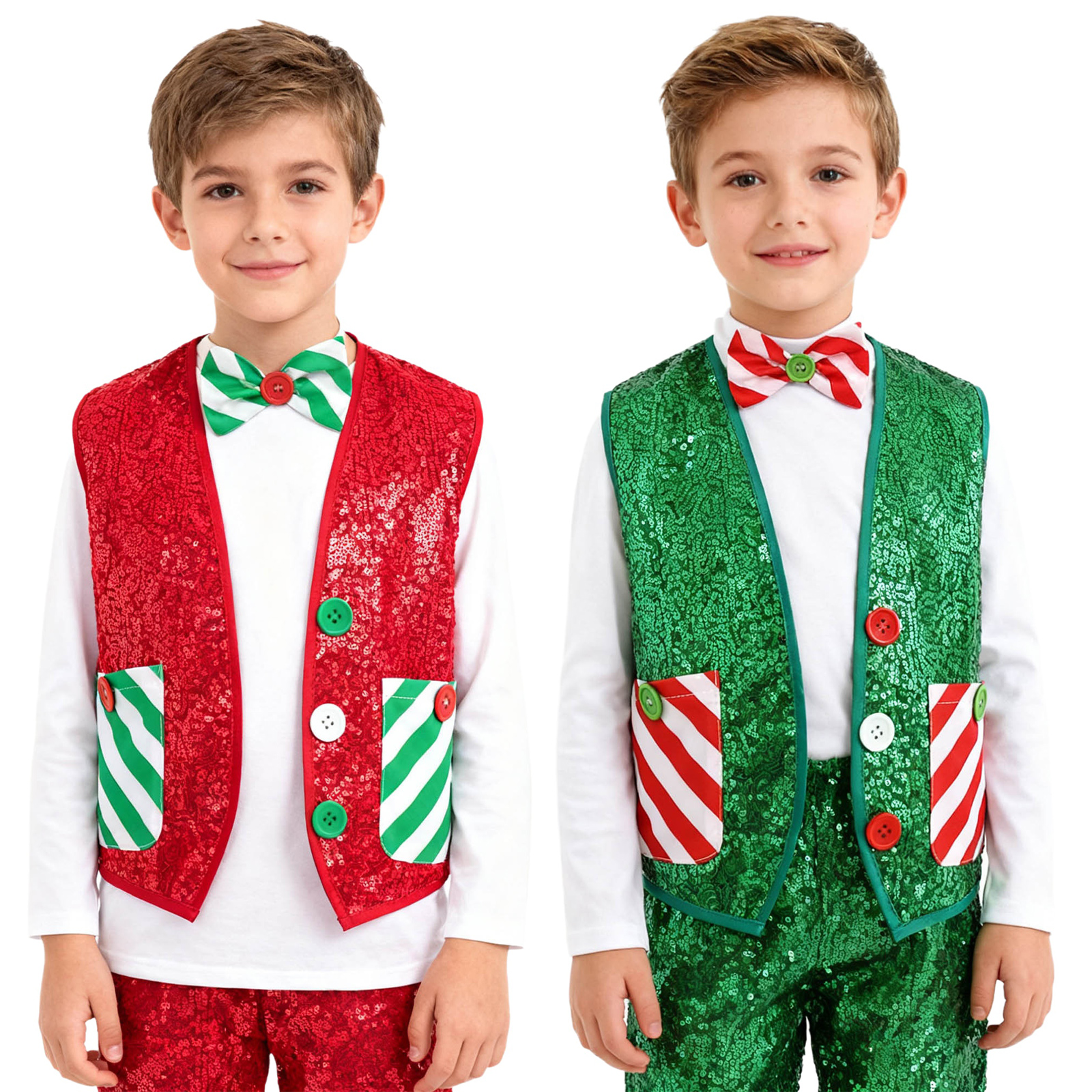 Boys Girls Christmas Santa Elf - Elf Costume Christmas review and price