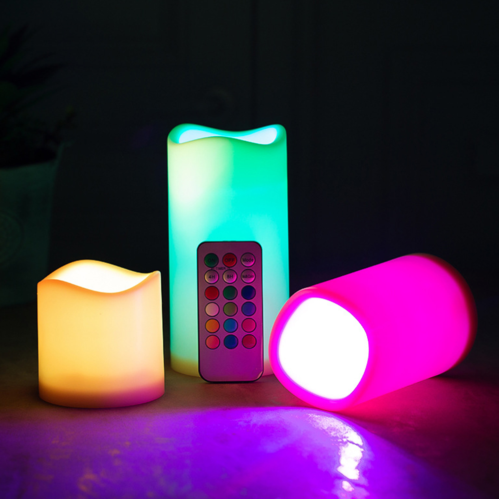 3pcs/ set LED Flameless Flicke - Holiday Candle Set review and price
