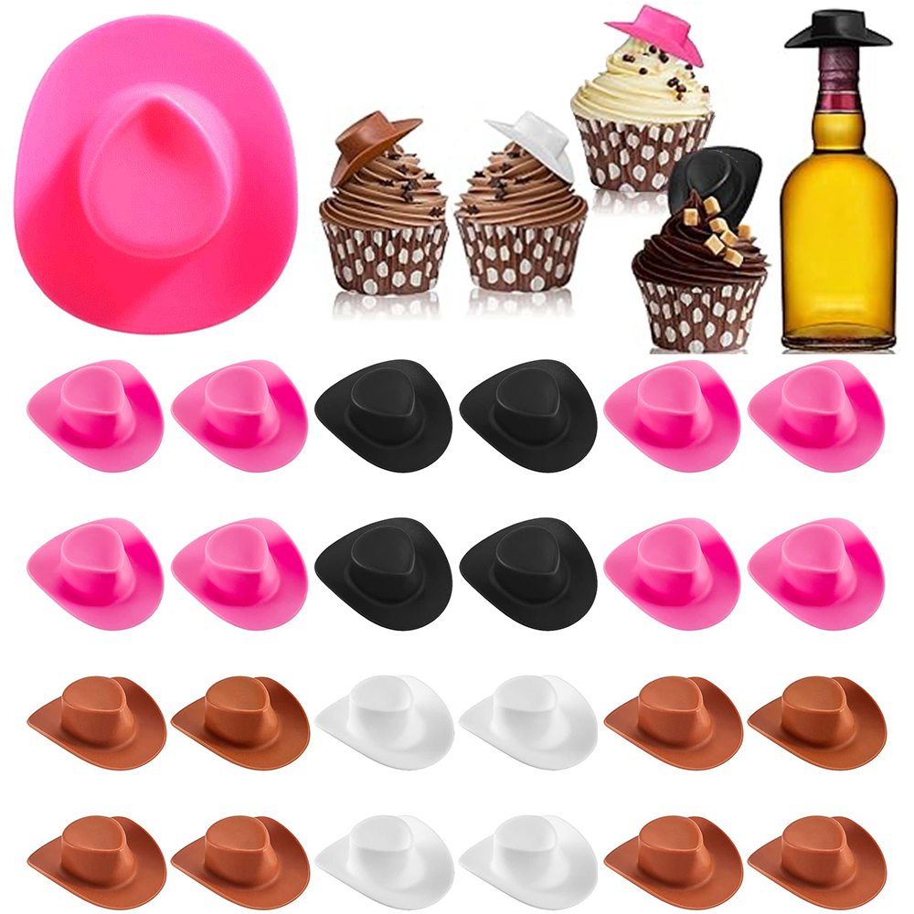 20Pcs Plastic Mini Western Cow - Santa Hat Plush review and price