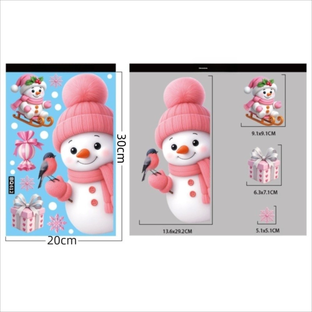 Removable PVC Window Stickers  - Snowflake Window Decal review and price