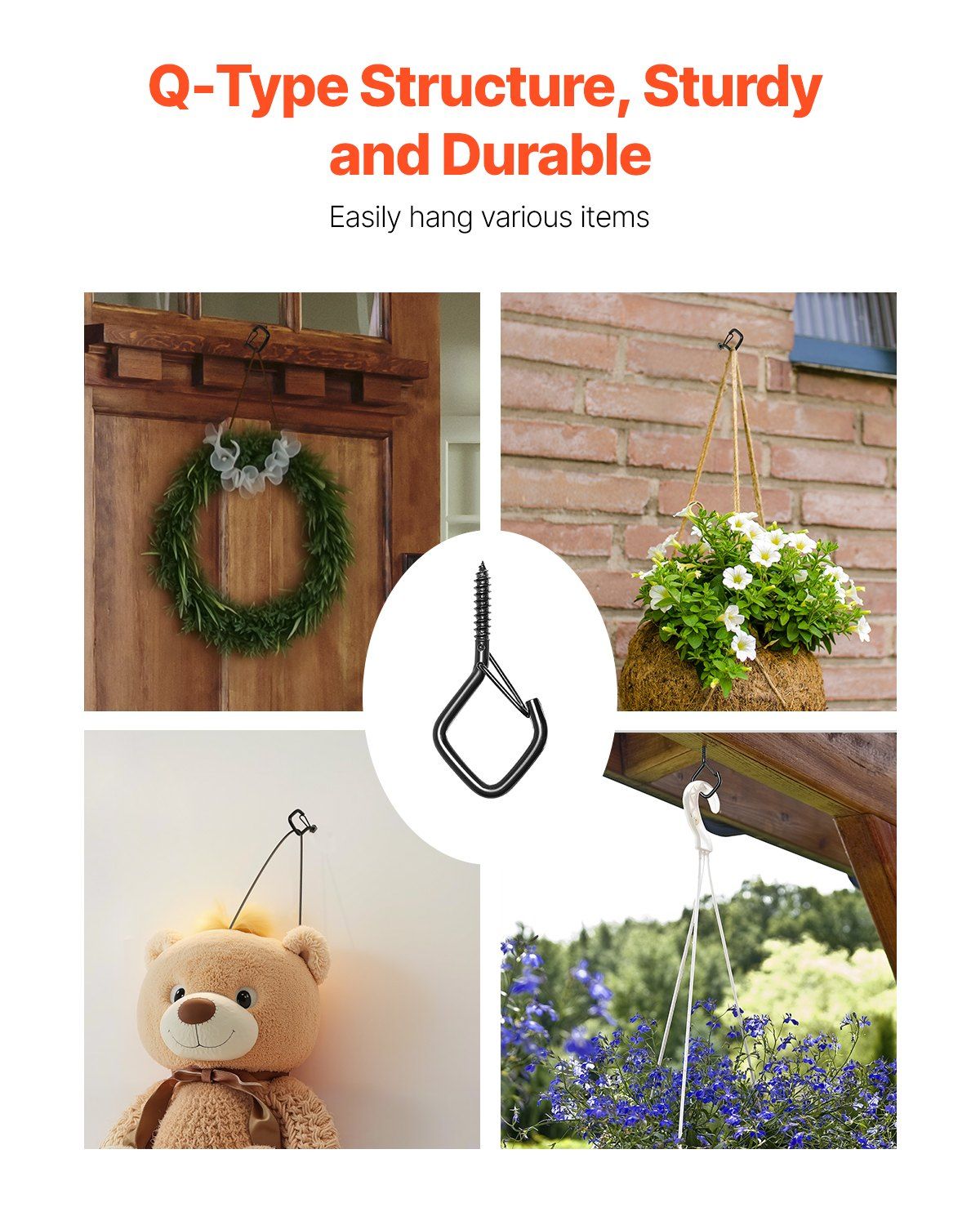 20PCS Q Hanger Hooks Heavy Dut - Christmas Lights Outdoor review and price