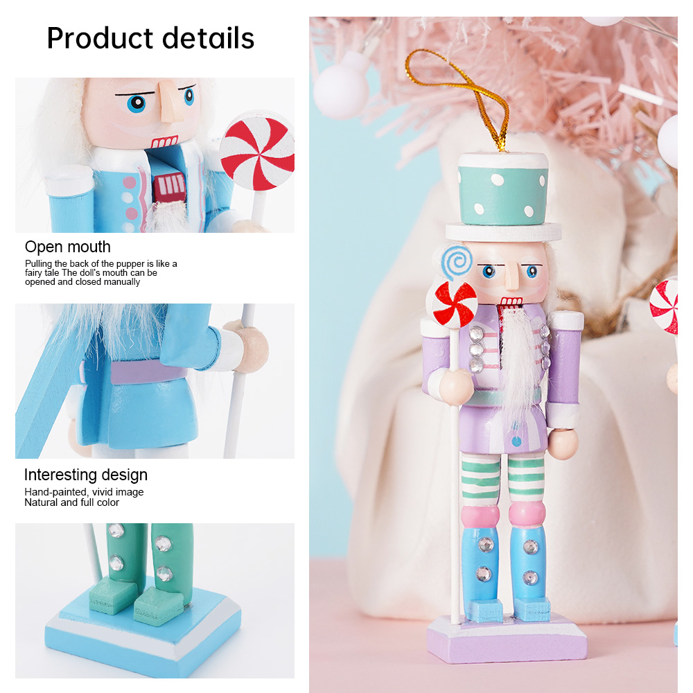 4PCS Macaron Candy Series Nutc - Nutcracker Figurine review and price