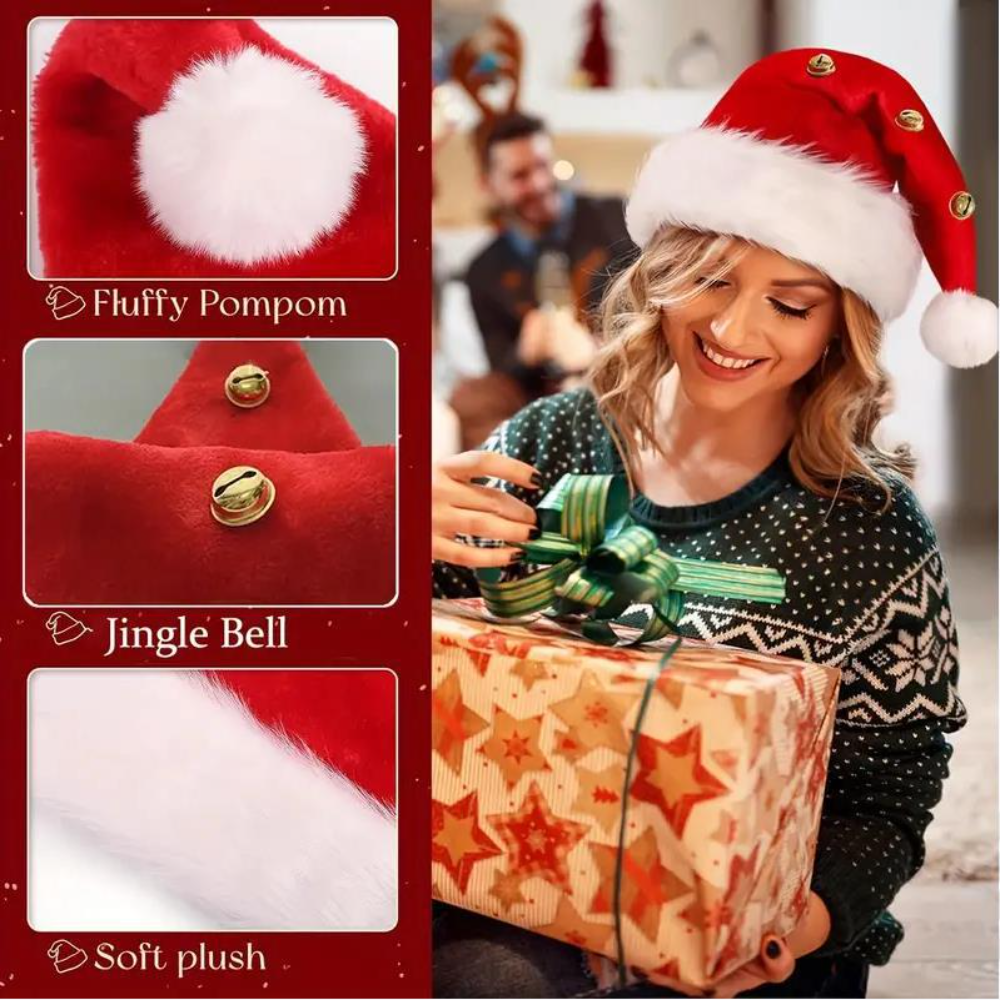 Christmas Santa Long Plush Hat - Santa Hat Plush review and price