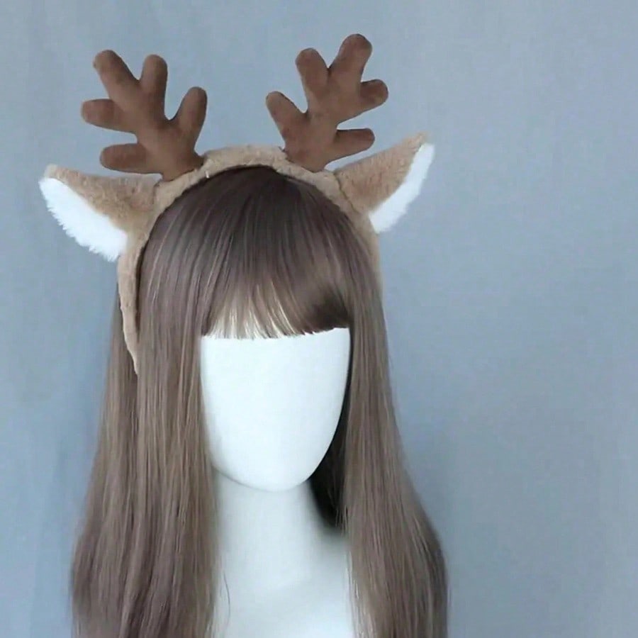 Christmas Cute Deer Antler Hea - Reindeer Antlers Headband review and price
