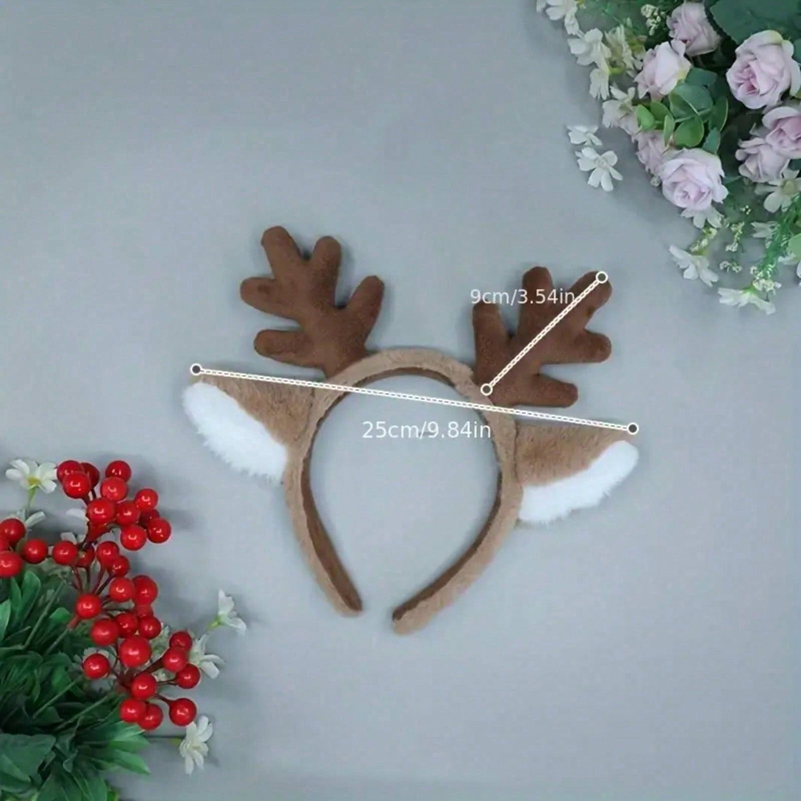 Christmas Cute Deer Antler Hea - Reindeer Antlers Headband review and price