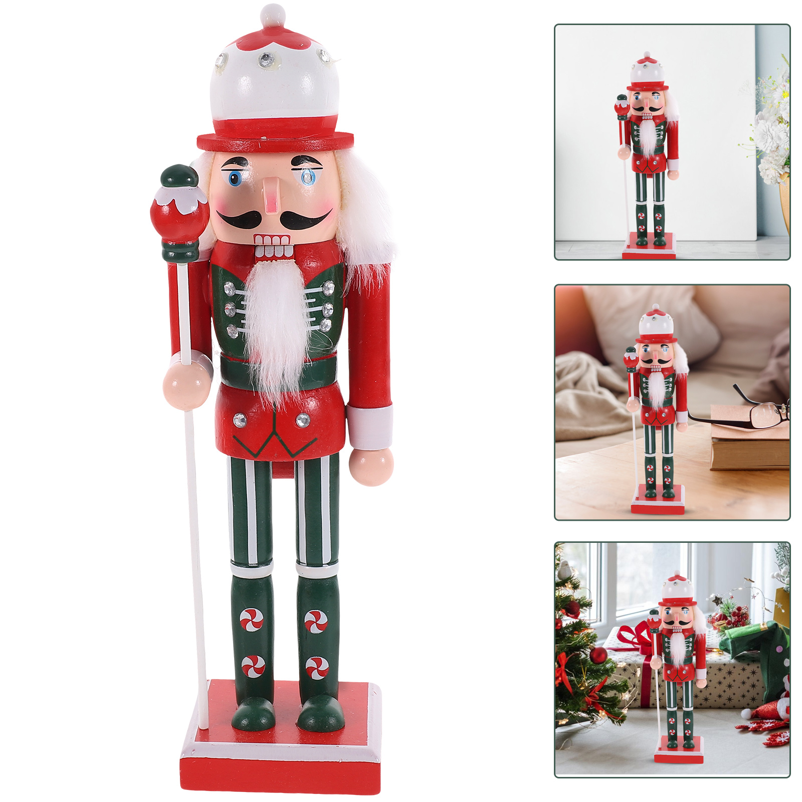 25Cm Wooden Wooden Nutcracker  - Nutcracker Figurine review and price