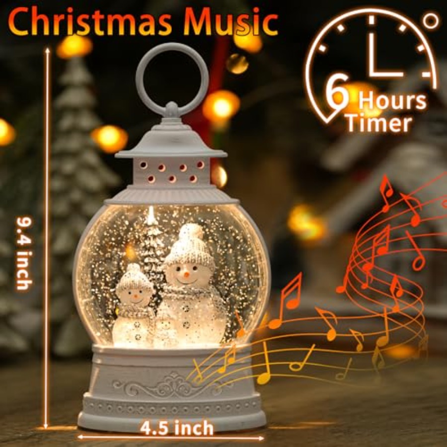 Christmas Snow Globe Lantern M - Snow Globe Musical review and price