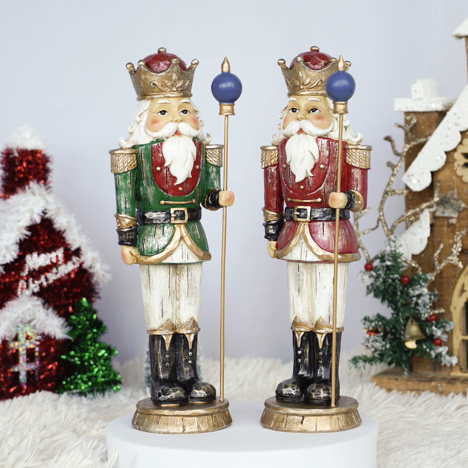 10 Inch Resin Christmas Nutcra - Nutcracker Figurine review and price
