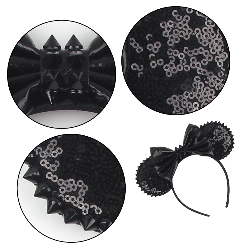 NEW Halloween Mouse Ears Headb - Ribbon Bow Gift review and price