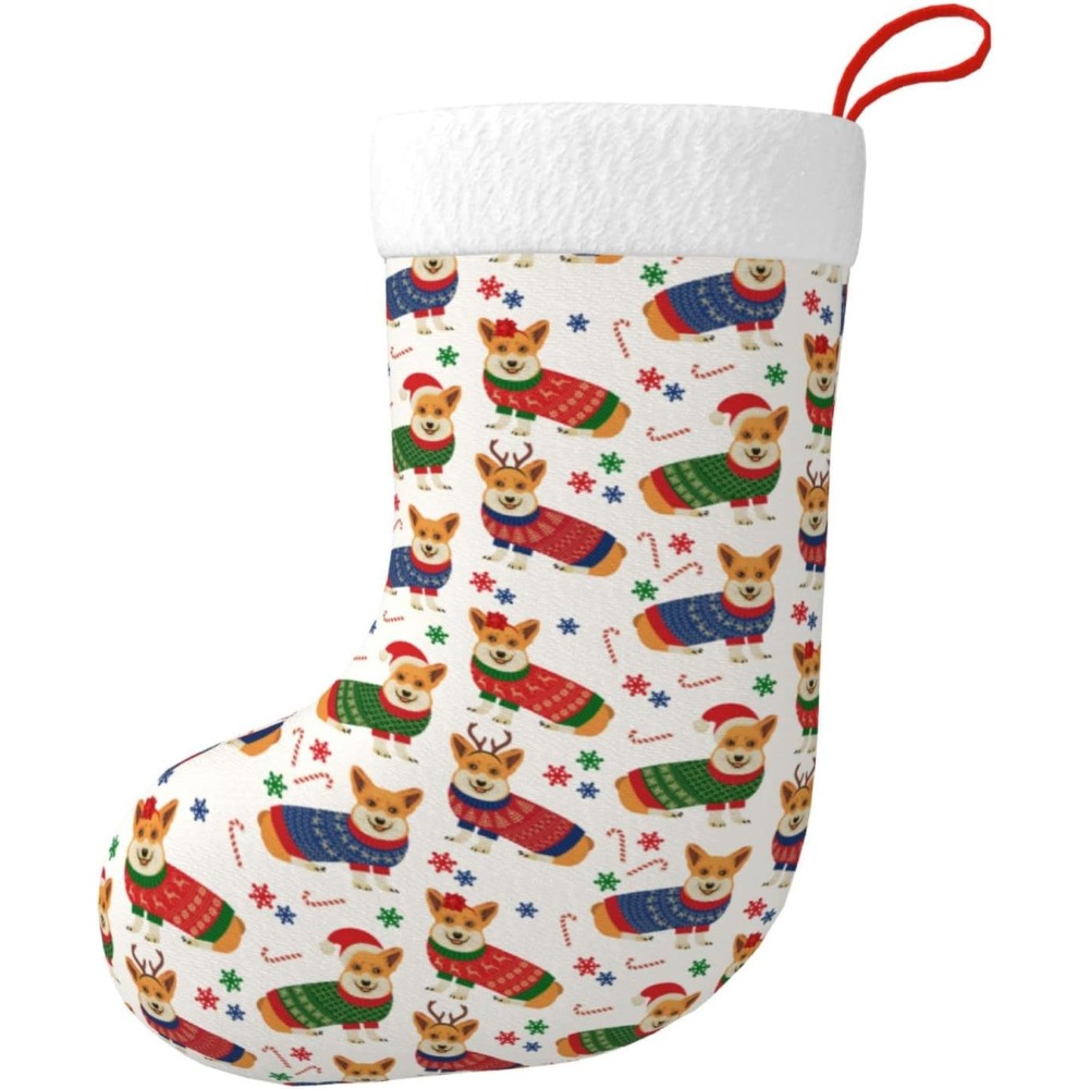 Christmas Corgi Dog Christmas  - Christmas Stocking Hanging review and price