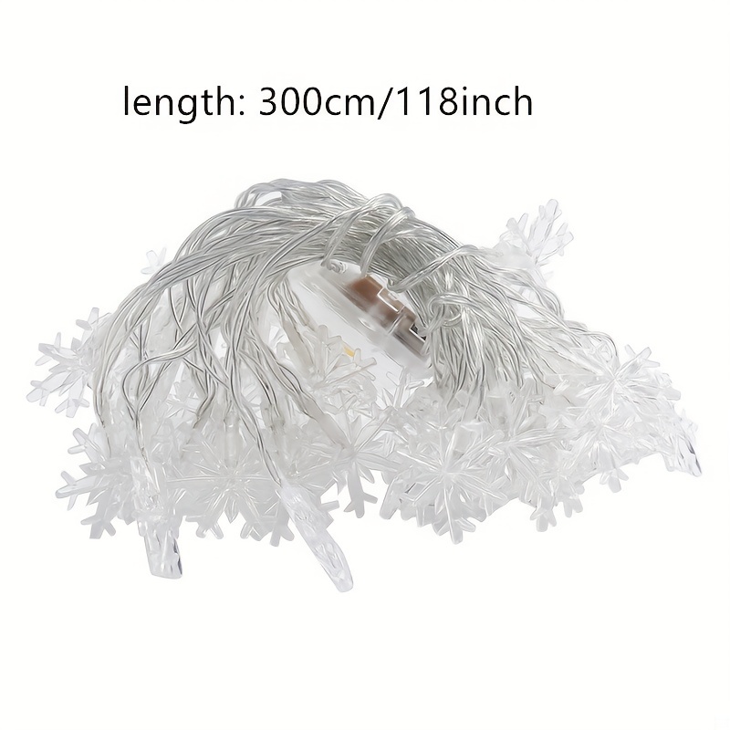3m LED Snowflake Curtain Light - Led Fairy String Lights review and price