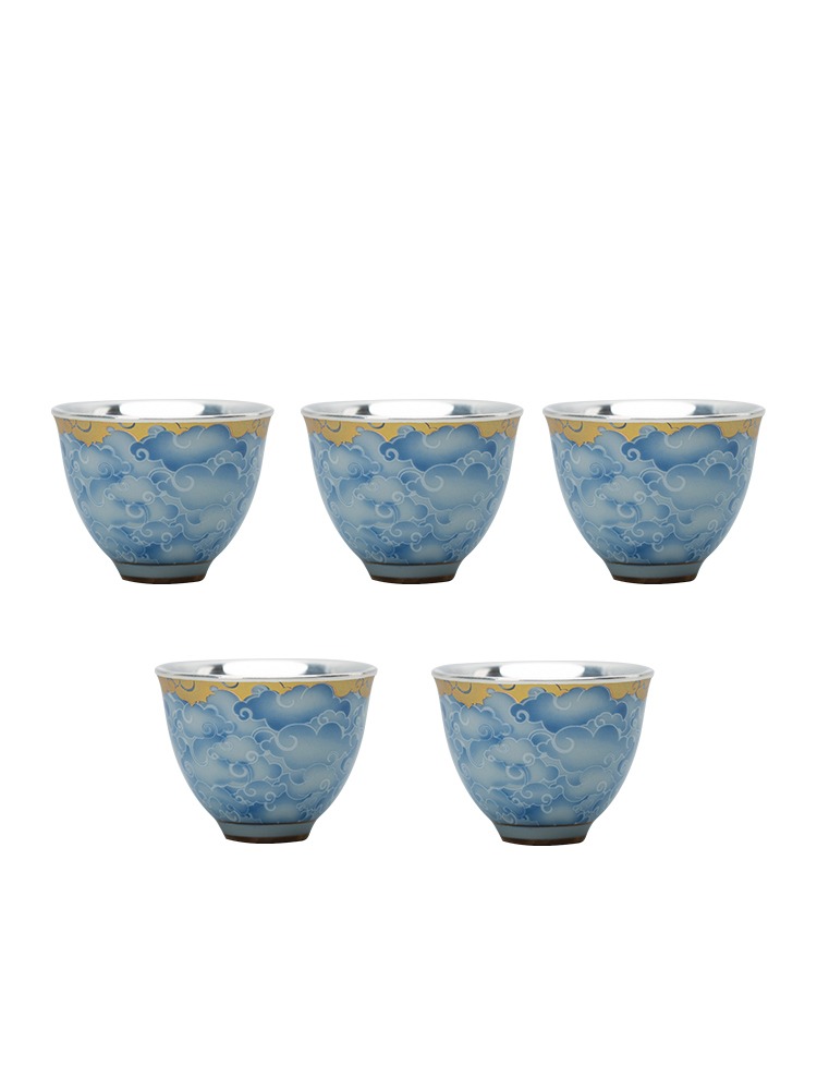 Porcelain wrapped silver cup,  - Gift Box Wrap Set review and price