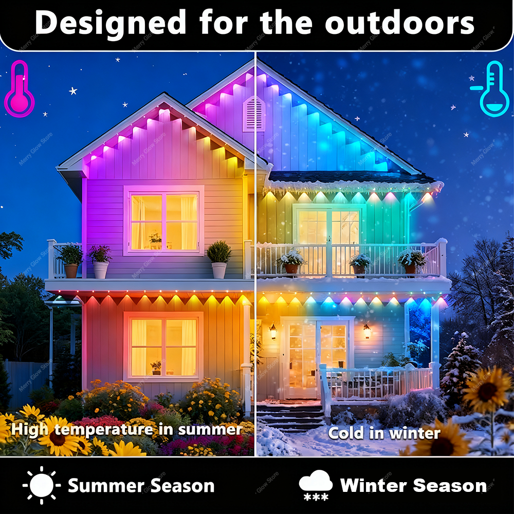 Permanent Outdoor Eave Lights  - Led Fairy String Lights review and price