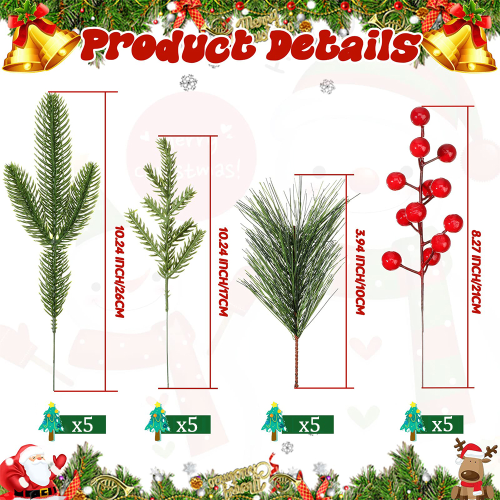 Artificial Pine Branches Fake  - Christmas Wreath Fake review and price