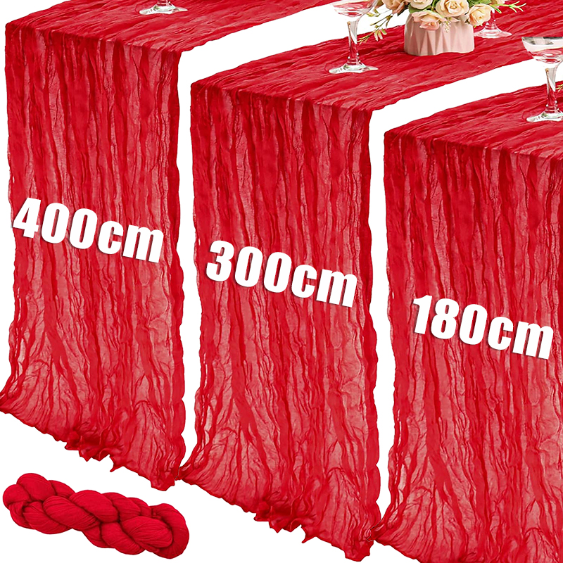 1.8/3/4M Long Red Table Runner - Christmas Table Runner review and price