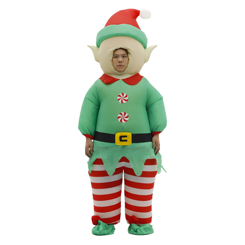 Christmas Elf Inflatable Costu - Elf Costume Christmas review and price