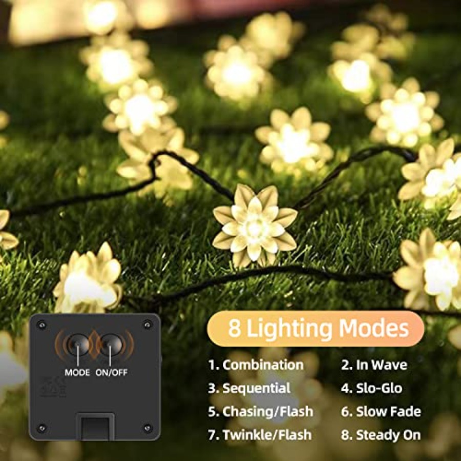 Solar Flower String Lights Out - Led Fairy String Lights review and price
