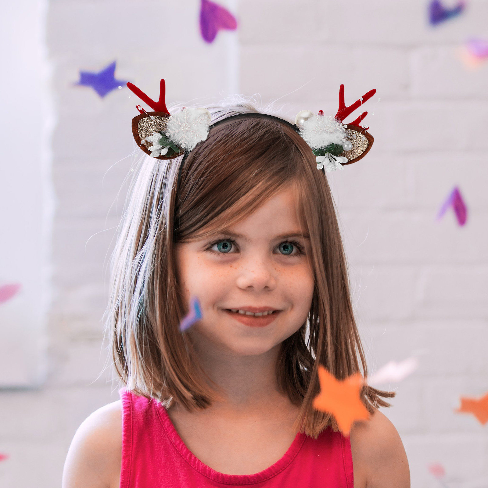 4Pcs Christmas Reindeer Antler - Reindeer Antlers Headband review and price