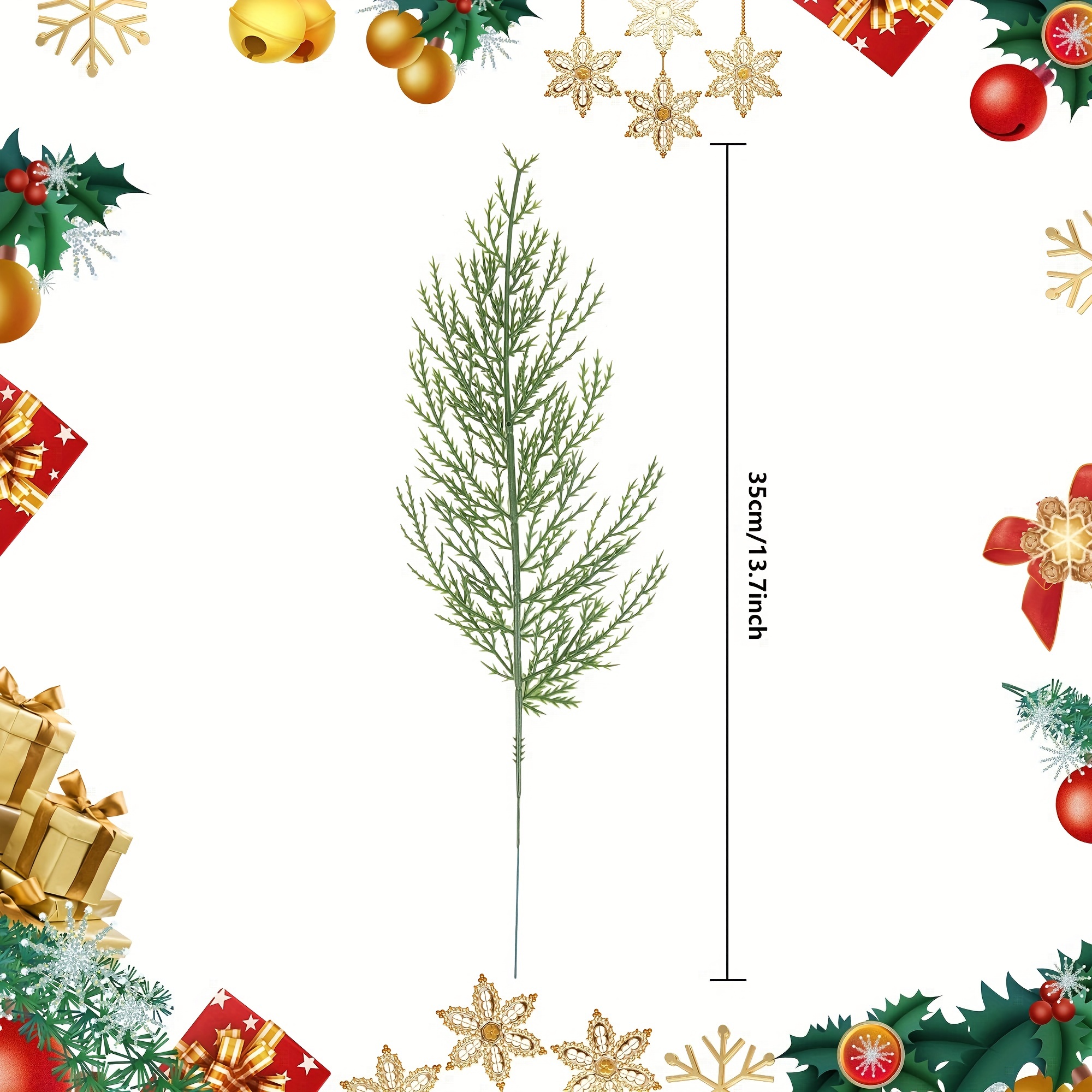 20Pcs Artificial Pine Sprigs F - Christmas Tree Artificial review and price