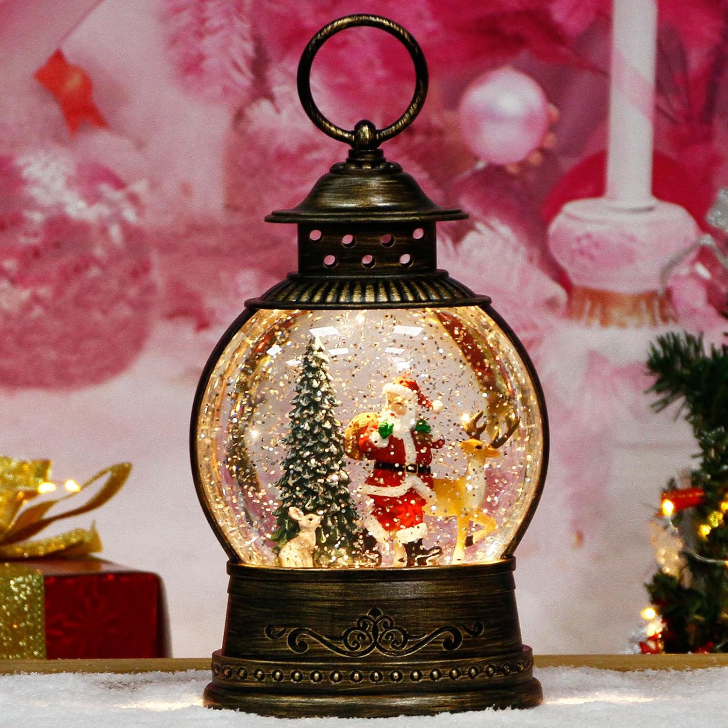 Christmas Snow Globe Lantern w - Snow Globe Musical review and price